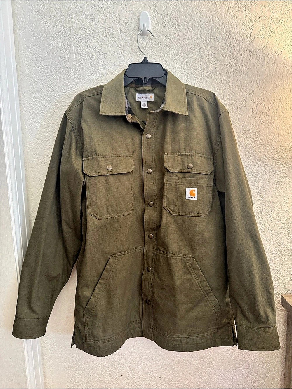 Carhartt Rugged Flex Field Jacket Green & Brown Medium